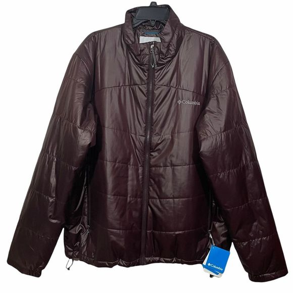 NWT Columbia Maroon Puffer Winter Jacket